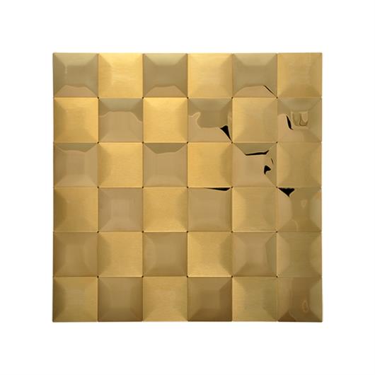 تایل طلایی مات براق شطرنجی (5*5)